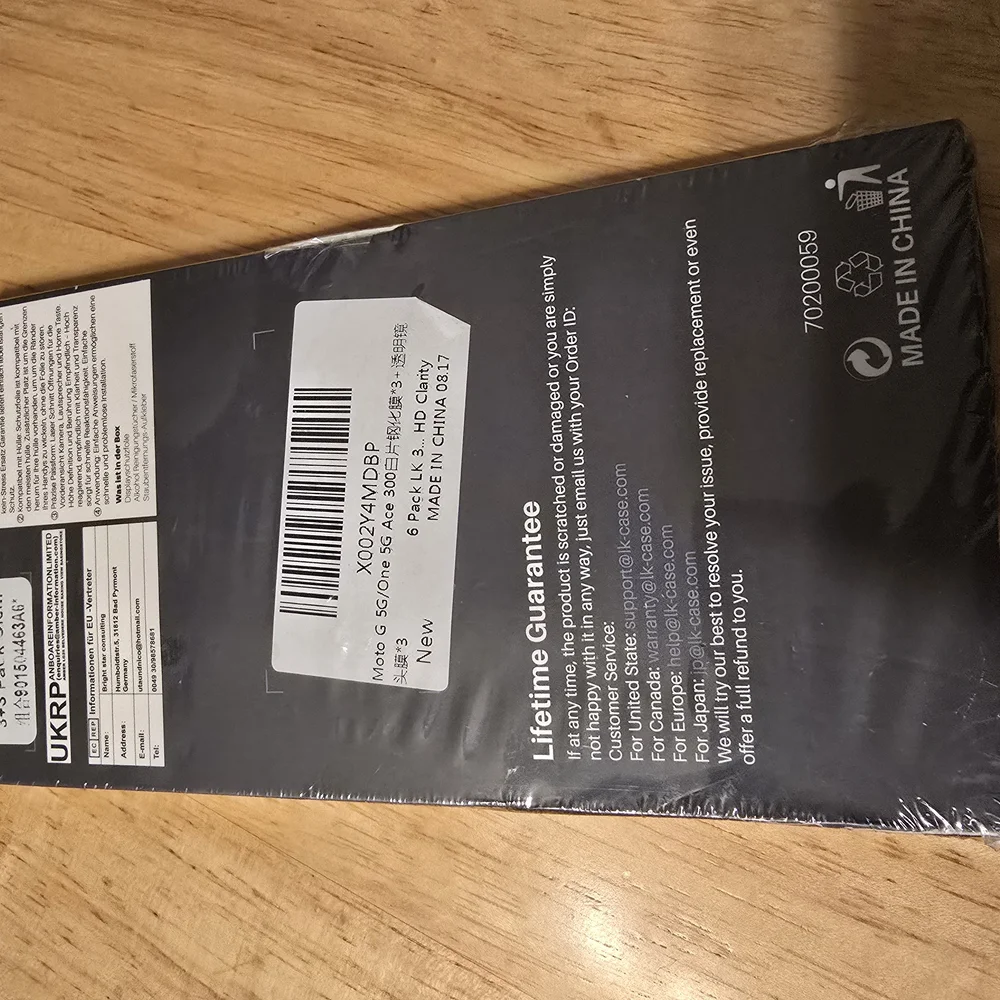 Premium Tempered Glass Protector - Black